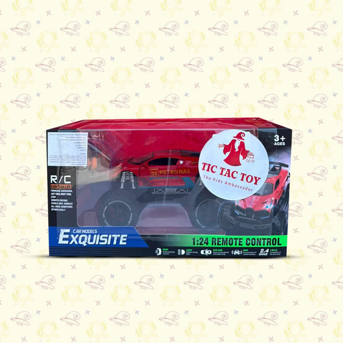 C Stunt Car with Light-Up Effects