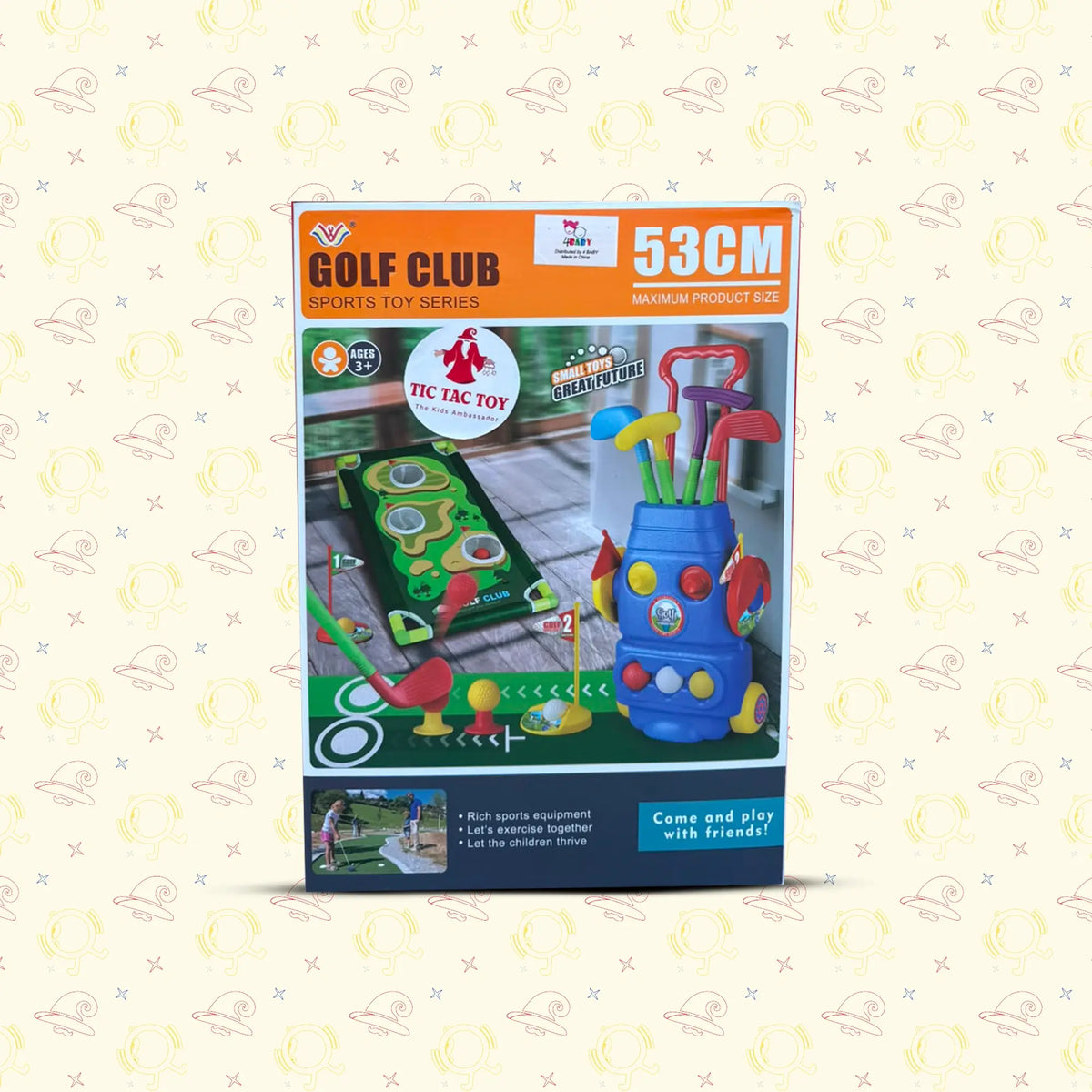 Kids Golf Set with Bag & Putting Mat
