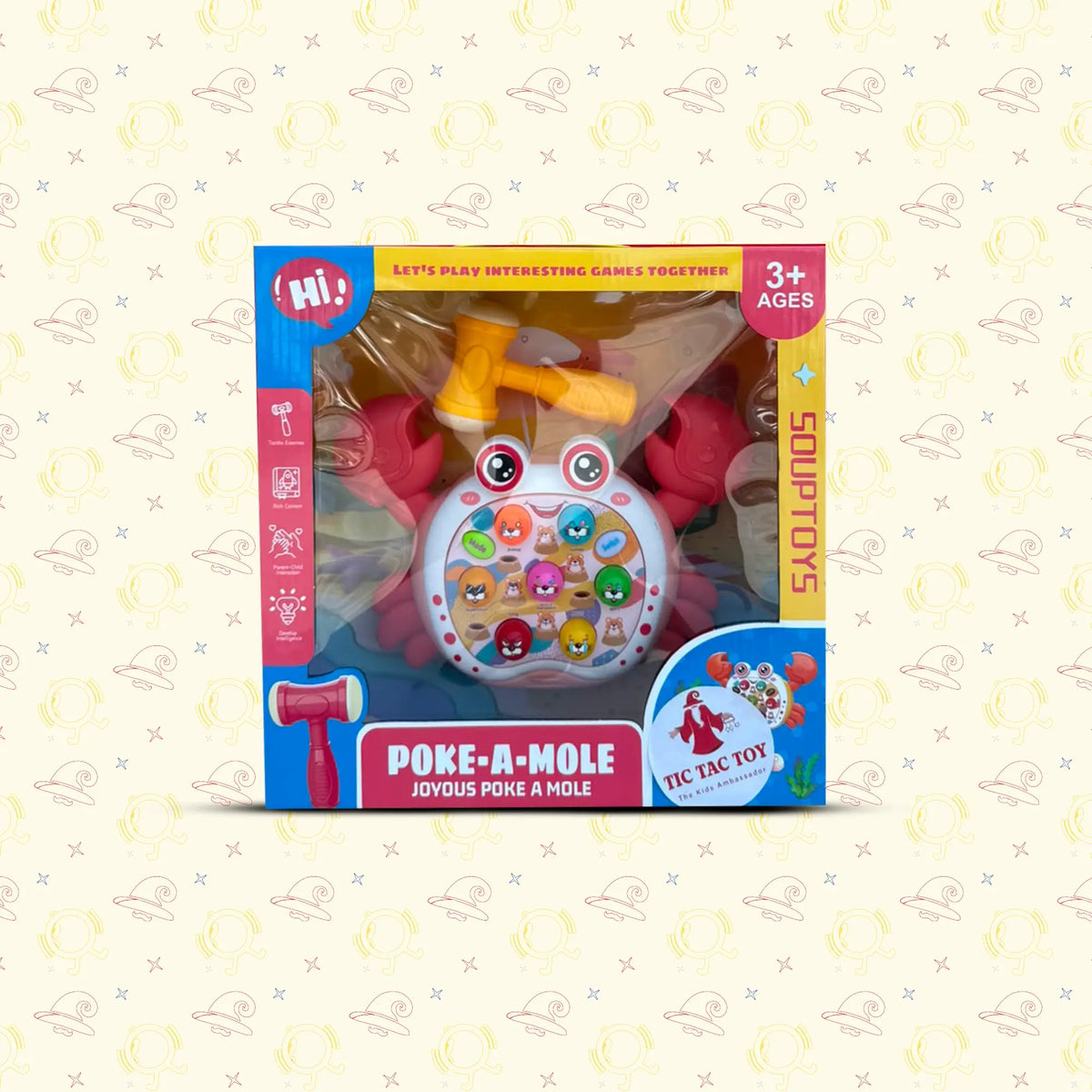Kids Interactive Crab Hammer