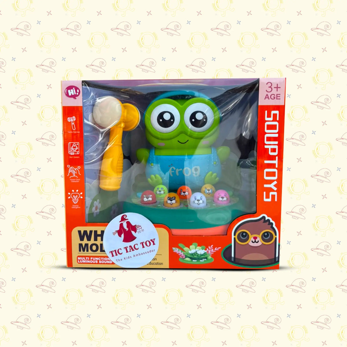 Musical Frog Hammer Learning Toy
