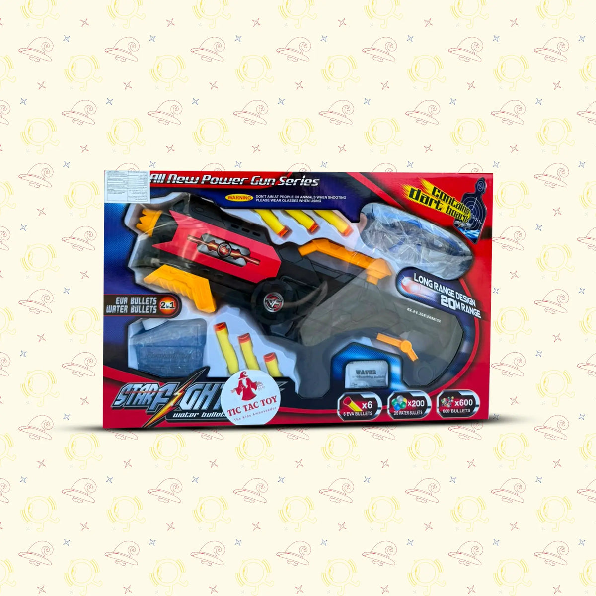 Foam & Gel Blaster Set – 800 Gel Balls