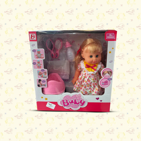 Baby Doll with Potty & Care Accessories